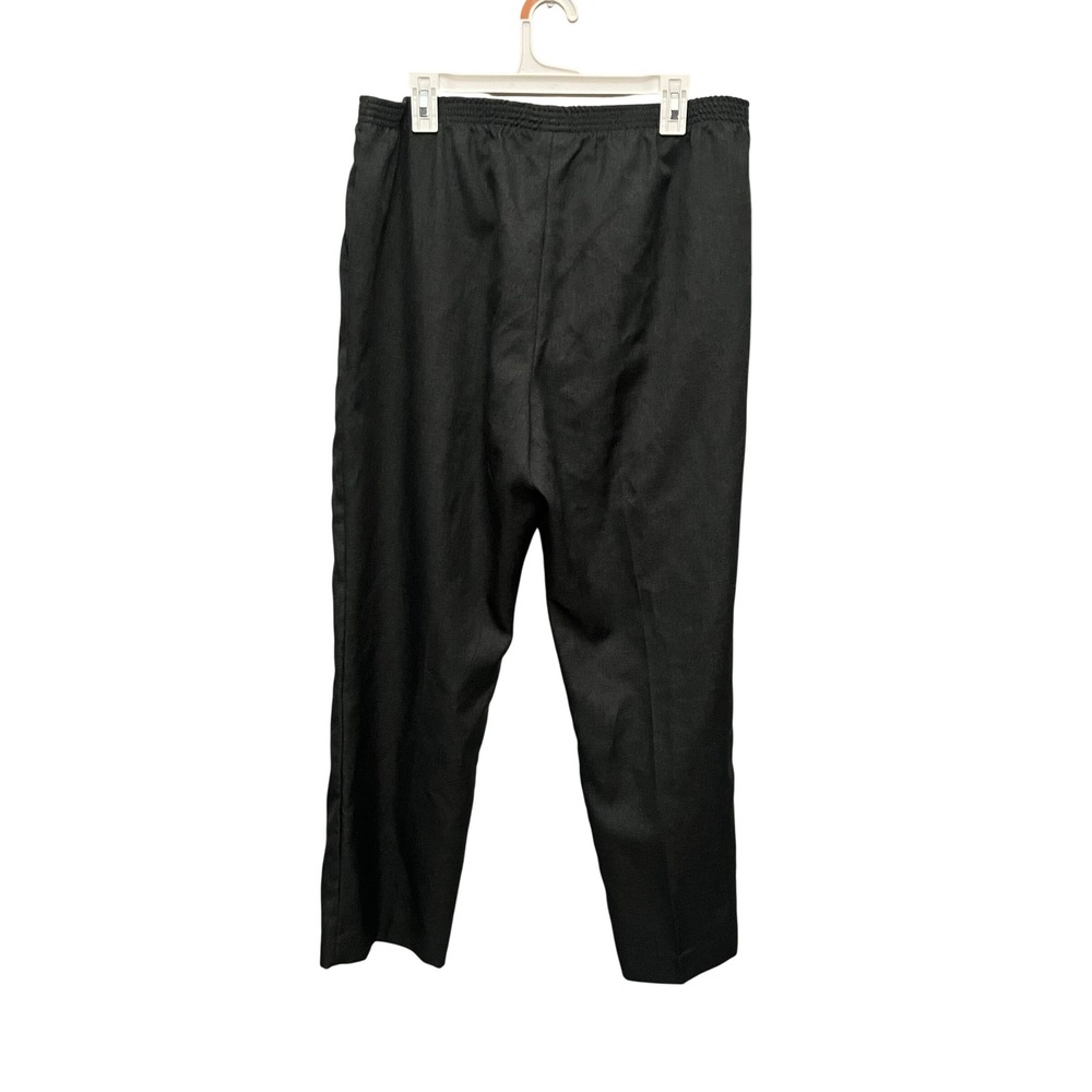 White Stag Womens XL 16-18 Black Elastic Waist Straight Leg Polyester Pants - Picture 6 of 6